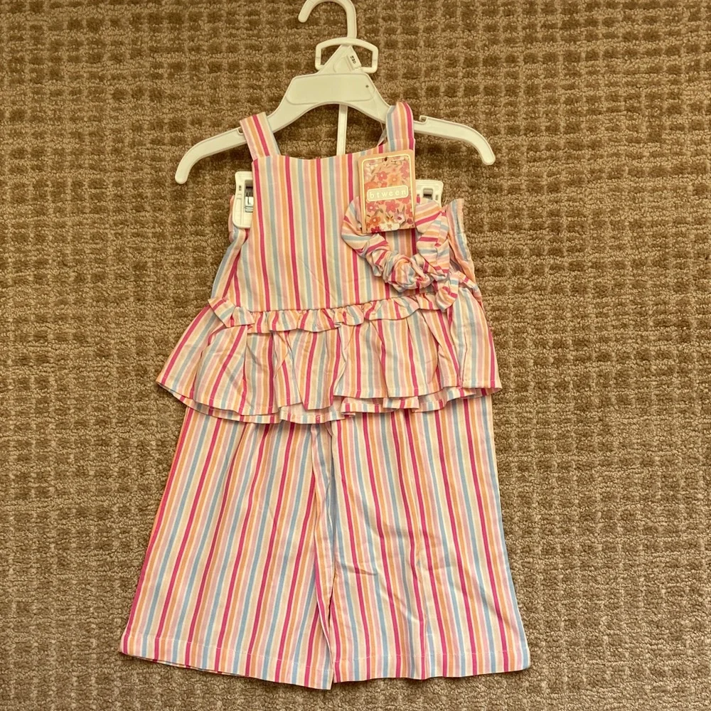 Btween Girls 2 Piece Striped Set Size 18 Months‎ NWT